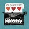 Vintage Desktop - Typewriter Poster Print by Michael Mullan - Item # VARPDX8374